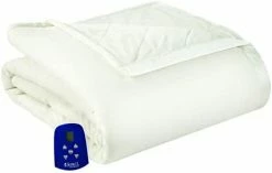 Thermee Micro Flannel King-Size Ultra Velvet Electric Heated Blanket, Machine Wash & Dry, Timer & Safety Shutoff, 108Lx90W, Cadet Blue -Electric Blankets Sales 2022 2115tuYL6zL. AC