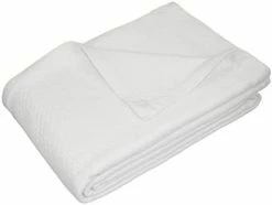 COTTON CRAFT - Soft Cotton Thermal Blanket - King - Herringbone Twill Weave - Luxurious Breathable Skin Friendly Lightweight Throw Blanket Sofa Couch Bed - All Season Travel Camping - Grey Matelassé Leaf- Ivory 31 COTTON CRAFT - Soft Cotton Thermal Blanket - King - Herringbone Twill Weave - Luxurious Breathable Skin Friendly Lightweight Throw Blanket Sofa Couch Bed - All Season Travel Camping - Grey Matelassé Leaf- Ivory -Electric Blankets Sales 2022 21S lc9z2ML. AC