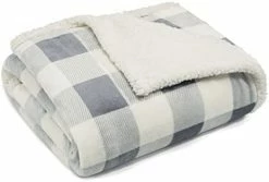 Eddie Bauer - Queen Blanket, Reversible Sherpa Fleece Bedding, Buffalo Plaid Home Decor For All Seasons (Red Check, Queen) Chrome Grey/white 28 Eddie Bauer - Queen Blanket, Reversible Sherpa Fleece Bedding, Buffalo Plaid Home Decor For All Seasons (Red Check, Queen) Chrome Grey/white -Electric Blankets Sales 2022 310F gP2KoL. AC