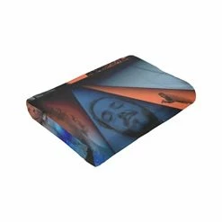 PNRPPKT Po-st Blanket 50''X40'' Super Soft Flannel M-Alone Blankets Light Art Plush Suitable Bed Couch Living Room, Black -Electric Blankets Sales 2022 311JjuCQhiL