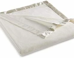 Martha Stewart Easy Care Soft Fleece Blanket (Queen, Ivory White) -Electric Blankets Sales 2022 314K7YyckL. AC
