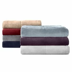 Vellux® 1B07188 Plushlux Filled 86-inches X 86-inches Full/Queen Size Blanket, Medium Blue -Electric Blankets Sales 2022 317FAClIDdL