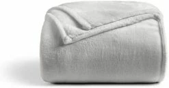 Cosy House Collection King/Cal King Size Fleece Blanket – All Season, Lightweight & Plush - Polyester Blankets For Bed, Couch Or Travel - Grey -Electric Blankets Sales 2022 319FqvEoAHL. AC