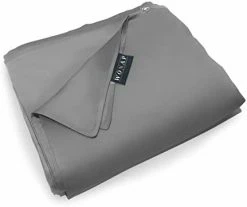 WONAP Bamboo Duvet Cover For Weighted Blankets | 60''x80'', Queen Size | 12 Ties | Ultra Soft | Cooling | Folkstone Grey -Electric Blankets Sales 2022 31BxX1VPQHL. AC 1