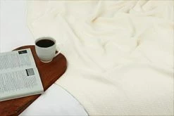 OMkras 100 Cotton Herringbone Throw Blanket King Soft Knit Throw Farmhouse All Season Blanket Thermal Breathable Bed Blanket Light Weight Blanket Ivory, 90 InchX108 Inch -Electric Blankets Sales 2022 31EnzsYDbSL