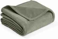PLUSH BLANKET BY VELLUX - Full/Queen, Heavyweight, Micromink, Warmest, Bedspread, Pet-Friendly, Bed, Bedspread, Winter - Sage Gray -Electric Blankets Sales 2022 31I8zfPyMFS. AC