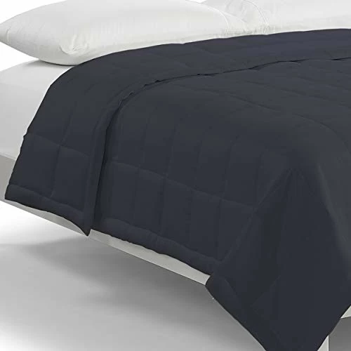 Serta Air Dry Box-Stitched Microfiber Fill Down Alternative Blanket, Full/Queen, Indigo 3 Serta Air Dry Box-Stitched Microfiber Fill Down Alternative Blanket, Full/Queen, Indigo