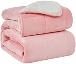 CYMULA Flannel Weighted Blanket Adult: 60×80inch Sherpa Fleece Heavy Blanket - Breathable Soft Blanket 20lbs Queen Size - Snuggly Bed Blankets With Glass Beads- Brown -Electric Blankets Sales 2022 31MHFKbRazL. AC