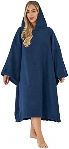 Brentfords Towel Poncho Adult Hooded Large Bath Swimming Surf Beach Absorbent Microfibre Changing Robe For Women Girls Quick Dry, Blush Pink 12 Brentfords Towel Poncho Adult Hooded Large Bath Swimming Surf Beach Absorbent Microfibre Changing Robe For Women Girls Quick Dry, Blush Pink - Image 10