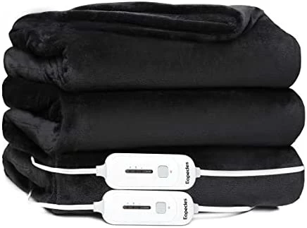 Eopecles Heated Blanket Electric Blanket Full Size, Reversible Flannel 72" X 84" For Full Bed, With 8 Hour Auto Off & 3 Heating Levels, Fast Heating Blanket-ETL Certification, Machine Washable,Grey 11 Eopecles Heated Blanket Electric Blanket Full Size, Reversible Flannel 72" X 84" For Full Bed, With 8 Hour Auto Off & 3 Heating Levels, Fast Heating Blanket-ETL Certification, Machine Washable,Grey - Image 9