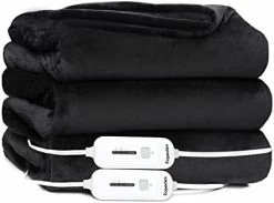 Eopecles Heated Blanket Electric Blanket Twin Size, Reversible Flannel 62" X 84" For Twin Bed, With 8 Hour Auto Off & 3 Heating Levels, Fast Heating Blanket-ETL Certification, Machine Washable,Grey -Electric Blankets Sales 2022 31NbLxtRHzL. AC 2