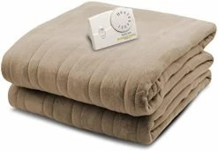 Biddeford Blankets Comfort Knit Electric Heated Blanket With Analog Controller, Queen, Taupe Brown -Electric Blankets Sales 2022 31NrN31zzJL. AC