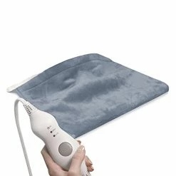 SensorPEDIC Heated Foot Warmer With User-Friendly Digital Controller And SensorSafe Overheat Protection, 22" X 20", Flint Stone Grey -Electric Blankets Sales 2022 31SXSXJCVVL