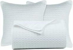 Tex Trend Waffle Weave Cotton Blanket - All Season Luxury Fine Fabric Blanket - King 90x108 Inch, Ivory Cream - With Free Pillow Cushion Covers 27 Tex Trend Waffle Weave Cotton Blanket - All Season Luxury Fine Fabric Blanket - King 90x108 Inch, Ivory Cream - With Free Pillow Cushion Covers -Electric Blankets Sales 2022 31YyRDa117L. AC