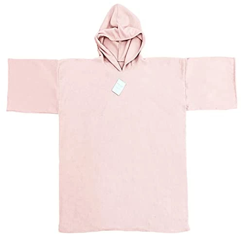 Brentfords Towel Poncho Adult Hooded Large Bath Swimming Surf Beach Absorbent Microfibre Changing Robe For Women Girls Quick Dry, Blush Pink 8 Brentfords Towel Poncho Adult Hooded Large Bath Swimming Surf Beach Absorbent Microfibre Changing Robe For Women Girls Quick Dry, Blush Pink - Image 6
