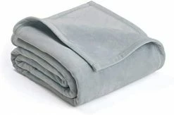 PLUSH BLANKET BY VELLUX - Full/Queen, Heavyweight, Micromink, Warmest, Bedspread, Pet-Friendly, Bed, Bedspread, Winter - Sage Gray -Electric Blankets Sales 2022 31iDteTK0L. AC