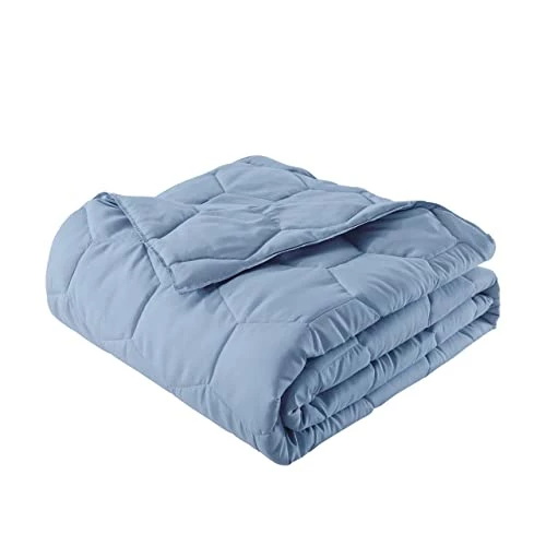 Feather & Loom Feather And Loom Honeycomb Down Alternative Lightweight Blanket - Breathable And Soft Microfiber Cover, Hypoallergenic Fiber Fill, Oeko-TEX Standard 100 | Color: Blue | Machine Washable | Size: King Blue Fog 3 Feather & Loom Feather And Loom Honeycomb Down Alternative Lightweight Blanket - Breathable And Soft Microfiber Cover, Hypoallergenic Fiber Fill, Oeko-TEX Standard 100 | Color: Blue | Machine Washable | Size: King Blue Fog