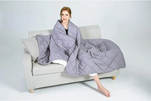 PWWDADA Qusleep Diamond Weighted Blanket - 48''72''15LB - Calm, Sleep Better And Relax Naturally. Multiple Sizes And For Adult And Kids 7 PWWDADA Qusleep Diamond Weighted Blanket - 48''72''15LB - Calm, Sleep Better And Relax Naturally. Multiple Sizes And For Adult And Kids - Image 5