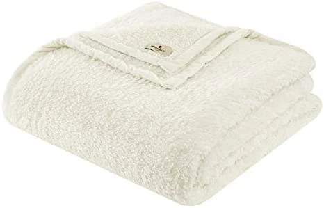 Woolrich Burlington Luxury Berber Blanket Ivory 90*90 Full/Queen Size Premium Soft Cozy Soft Berber For Bed, Coach Or Sofa 15 Woolrich Burlington Luxury Berber Blanket Ivory 90*90 Full/Queen Size Premium Soft Cozy Soft Berber For Bed, Coach Or Sofa - Image 13