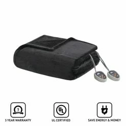 Beautyrest - BR54-0910 Heated Plush Elect Electric Blanket With 20 Heat Level Setting Controllers Equip With Secure Comfort Technology And 10 Hours Auto Shut Off, King: 90x100, Black 19 Beautyrest - BR54-0910 Heated Plush Elect Electric Blanket With 20 Heat Level Setting Controllers Equip With Secure Comfort Technology And 10 Hours Auto Shut Off, King: 90x100, Black -Electric Blankets Sales 2022 31sobXg5UPL