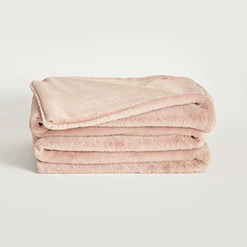 UnHide Lil’ Marsh | Faux Fur Blanket | Durable, Lightweight, Extra Soft Blanket | Machine Washable | Add A Layer Of Softness To Any Bed, Couch, Or Reading Chair | Rosy Baby, Medium (60” X 80”) 3 UnHide Lil’ Marsh | Faux Fur Blanket | Durable, Lightweight, Extra Soft Blanket | Machine Washable | Add A Layer Of Softness To Any Bed, Couch, Or Reading Chair | Rosy Baby, Medium (60” X 80”)