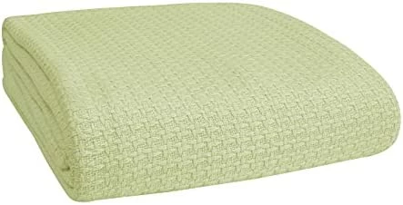 Elvana Home 100% Cotton Bed Blanket, Breathable Bed Blanket King Size, Cotton Thermal Blankets King, Perfect For Layering Any Bed For All Season, Charcoal Grey 10 Elvana Home 100% Cotton Bed Blanket, Breathable Bed Blanket King Size, Cotton Thermal Blankets King, Perfect For Layering Any Bed For All Season, Charcoal Grey - Image 8