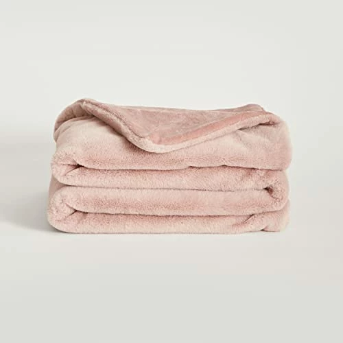 UnHide Lil’ Marsh | Faux Fur Blanket | Durable, Lightweight, Extra Soft Blanket | Machine Washable | Add A Layer Of Softness To Any Bed, Couch, Or Reading Chair | Rosy Baby, Medium (60” X 80”) 8 UnHide Lil’ Marsh | Faux Fur Blanket | Durable, Lightweight, Extra Soft Blanket | Machine Washable | Add A Layer Of Softness To Any Bed, Couch, Or Reading Chair | Rosy Baby, Medium (60” X 80”) - Image 6