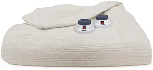 SoftHeat Soft Heat By Perfect Fit | Ultra Soft Plush Electric Heated Warming Blanket With Safe & Warm, Queen, Beige 11 SoftHeat Soft Heat By Perfect Fit | Ultra Soft Plush Electric Heated Warming Blanket With Safe & Warm, Queen, Beige - Image 9