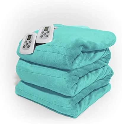 Westerly Queen Size Microlight Electric Heated Blanket With Dual Controllers, Purple 16 Westerly Queen Size Microlight Electric Heated Blanket With Dual Controllers, Purple - Image 14