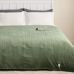 Bedsure Heated Blanket Electric Throw - Soft Fleece Electric Blanket, 6 Heat Settings Heating Blanket With 4 Time Settings, 3hrs Timer Auto Shut Off (50×60 Inches, Grey) -Electric Blankets Sales 2022 41 Q6kUcuL. AC 1