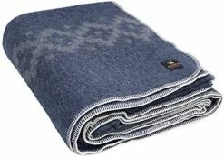Alpaca Warehouse Thick Alpaca Wool Blanket Heavyweight Alpaca Wool Blanket Camping Outdoors Indoors Soft Peruvian Alpaca Wool Blankets That Come In Twin Queen King Size Ethnic Design (Navy Blue/Ivory, King) -Electric Blankets Sales 2022 41 ZeHBlgQL. AC
