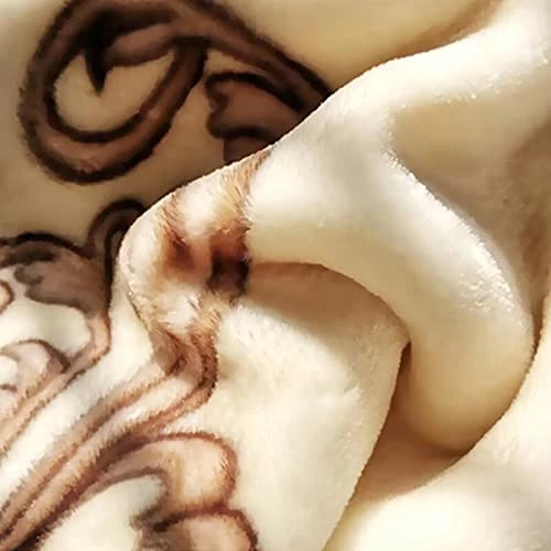 LGYKUMEG 9 Lbs Heavy Korean Mink Blanket Queen Size 79"×91", Silky Soft And Warm, 2 Ply Reversible Raschel Bed Blanket,(200x230cm4kg). Gray And White 5 LGYKUMEG 9 Lbs Heavy Korean Mink Blanket Queen Size 79"×91", Silky Soft And Warm, 2 Ply Reversible Raschel Bed Blanket,(200x230cm4kg). Gray And White - Image 3