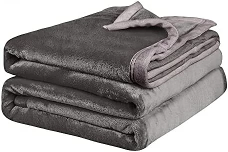 PiccoCasa Flannel Fleece Blanket Soft Lightweight Warm Fuzzy Blanket For All-Seasons, Wide Hemmed Luxury Comfy Decorative For Couch Living Room 50"x60" Orange 9 PiccoCasa Flannel Fleece Blanket Soft Lightweight Warm Fuzzy Blanket For All-Seasons, Wide Hemmed Luxury Comfy Decorative For Couch Living Room 50"x60" Orange - Image 7