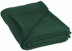 DII Luxury Solid Twin/Twin XL Fleece Blanket Or Throw 60"x96" - Dark Green Ultra Soft, Cozy, & Warm For Bed, Couch, Sofa, Camping, Beach -Electric Blankets Sales 2022 411PwUVUm L. AC