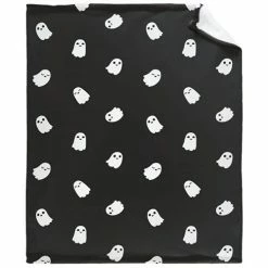 Zochoten The Ghost Flannel Blanket Decor Soft Cozy Warm Fluffy Blanket For Bed Couch Travel Beach 80x60 Inch For Adults