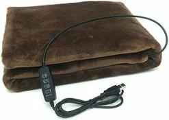 ATBOTP USB Electric Heating Shawl Electric Flannel Blankets Heated Throws 5V/2A - 3 Heating Settings For Car Office Home 35" X 23" (Grey) 16 ATBOTP USB Electric Heating Shawl Electric Flannel Blankets Heated Throws 5V/2A - 3 Heating Settings For Car Office Home 35" X 23" (Grey) -Electric Blankets Sales 2022 411cOF5gdyL. AC