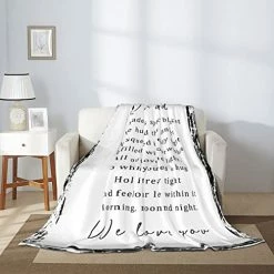 FAIVHSO Unique Blanket Gifts For Dad Flannel Soft Fleece Bed Blanket For Dad Birthday Gifts 50x60in