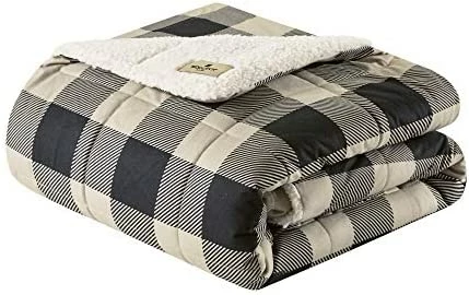 Woolrich Tasha Luxury Oversized Sofstpun Down Alternative Throw Grey 50x70 Plaid Premium Soft Cozy Cozy Spun For Bed, Couch Or Sofa Linden Red 9 Woolrich Tasha Luxury Oversized Sofstpun Down Alternative Throw Grey 50x70 Plaid Premium Soft Cozy Cozy Spun For Bed, Couch Or Sofa Linden Red - Image 7