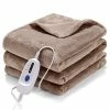MSDUNOVR Heated Blanket Full Size 72"X84", Soft Electric Blanket With 4 Heating Levels, ETL&FCC Certification, Over-Heat Protection, Machine Washable, For Home Office Use(Brown) Grey (84'' X 90'') -Electric Blankets Sales 2022 412FMrK1DwL