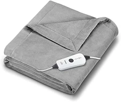 Beurer HD71 Heated Electric Blanket | Cozy-Soft Fleece Throw, Auto Shut-off, 50” X 60” In (Adult Size) | Portable Heating Blanket For Bed, Desk & Office | With Control | Perfect For Home & Travel 8 Beurer HD71 Heated Electric Blanket | Cozy-Soft Fleece Throw, Auto Shut-off, 50” X 60” In (Adult Size) | Portable Heating Blanket For Bed, Desk & Office | With Control | Perfect For Home & Travel - Image 6