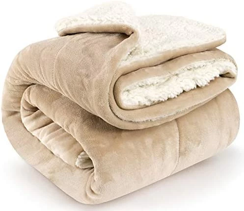 EMME Sherpa Fleece Throw Blanket Reversible Warm Cozy Microfiber Soft Plush Throw Blanket, Fuzzy Blanket Ultra Luxurious Plush Blanket For Bed Couch Sofa Outdoor Travel (Pink, 50"x60") 2 Layer Pink & White 15 EMME Sherpa Fleece Throw Blanket Reversible Warm Cozy Microfiber Soft Plush Throw Blanket, Fuzzy Blanket Ultra Luxurious Plush Blanket For Bed Couch Sofa Outdoor Travel (Pink, 50"x60") 2 Layer Pink & White - Image 13