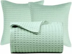 Tex Trend Waffle Weave Cotton Blanket - All Season Luxury Fine Fabric Blanket - King 90x108 Inch, Ivory Cream - With Free Pillow Cushion Covers 31 Tex Trend Waffle Weave Cotton Blanket - All Season Luxury Fine Fabric Blanket - King 90x108 Inch, Ivory Cream - With Free Pillow Cushion Covers -Electric Blankets Sales 2022 413aCbLsIEL. AC