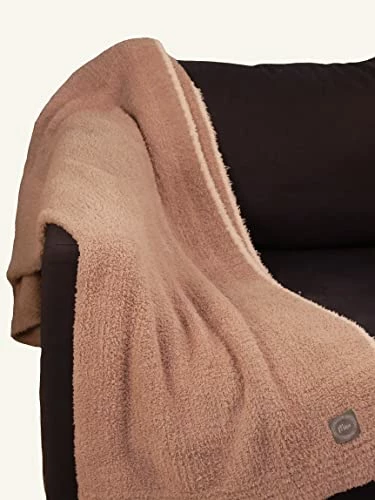 Mésa's 50 X 72 Inches Large, Fair-Toned Polyester Material, Machine Washable, Ultra-Soft And Cozy Blanket (Flax / White) Flax/white 5 Mésa's 50 X 72 Inches Large, Fair-Toned Polyester Material, Machine Washable, Ultra-Soft And Cozy Blanket (Flax / White) Flax/white - Image 3