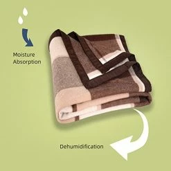 YOUR MOON Pure Merino Wool Blanket Queen Size, 100% Australian Natural Wool Bed Blanket, Washable Wool Blanket Throw, Hypoallergenic- Non-Itchy Or Scratchy Fabric (Coffee) 10 YOUR MOON Pure Merino Wool Blanket Queen Size, 100% Australian Natural Wool Bed Blanket, Washable Wool Blanket Throw, Hypoallergenic- Non-Itchy Or Scratchy Fabric (Coffee) -Electric Blankets Sales 2022 414Ih5I827L