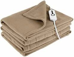 YAKEE Electric Heated Blanket, 72" X 84" Large Full Size With 4 Heating Levels, 10H Auto Shut Off, Soft Fleece Warm Heated Blanket, Fast-Heating & Machine Washable - Blue -Electric Blankets Sales 2022 414OwdlwRL. AC