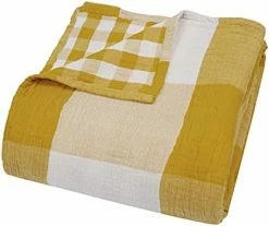 PHF 100% Cotton Muslin Blanket King Size 108" X 90", Yarn Dyed 3 Layers Ultra Soft Lightweight Breathable Blanket For All Season, Perfect Blanket Layer For Couch Bed Sofa,Elegant Home Decoration White 22 PHF 100% Cotton Muslin Blanket King Size 108" X 90", Yarn Dyed 3 Layers Ultra Soft Lightweight Breathable Blanket For All Season, Perfect Blanket Layer For Couch Bed Sofa,Elegant Home Decoration White -Electric Blankets Sales 2022 415QQuSmtEL. AC