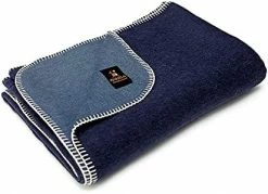 Alpaca Warehouse Thick Alpaca Wool Blanket – Heavyweight Alpaca Wool Blanket For Camping Outdoors Or Using Indoors | Soft Peruvian Alpaca Wool Blankets (Light Sky Blue - Ivory Stripes, Twin) -Electric Blankets Sales 2022 415nKz9tYEL. AC