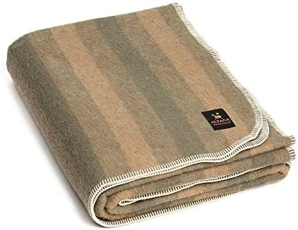 Alpaca Warehouse Thick Alpaca Wool Blanket Heavyweight Alpaca Wool Blanket Camping Outdoors Indoors Soft Peruvian Alpaca Wool Blankets That Come In Twin Queen King Size (Soft Gray/Ivory, Twin (Whipstitch Trim)) 9 Alpaca Warehouse Thick Alpaca Wool Blanket Heavyweight Alpaca Wool Blanket Camping Outdoors Indoors Soft Peruvian Alpaca Wool Blankets That Come In Twin Queen King Size (Soft Gray/Ivory, Twin (Whipstitch Trim)) - Image 7