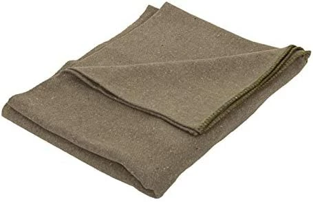 Stansport 1244 Wool Blend Camp Blanket, Olive Green, One Size 9 Stansport 1244 Wool Blend Camp Blanket, Olive Green, One Size - Image 7