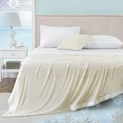 COMFLIVE 100% Bamboo Blanket For Hot Sleepers, Cooling Blanket Queen Size, Lightweight Summer Blanket,Double-Side And Satin Trim Blankets, Transfer Heat To Keep Cold On Warm Night (Cream, Queen) 24 COMFLIVE 100% Bamboo Blanket For Hot Sleepers, Cooling Blanket Queen Size, Lightweight Summer Blanket,Double-Side And Satin Trim Blankets, Transfer Heat To Keep Cold On Warm Night (Cream, Queen) -Electric Blankets Sales 2022 4164rX8seL. AC 1